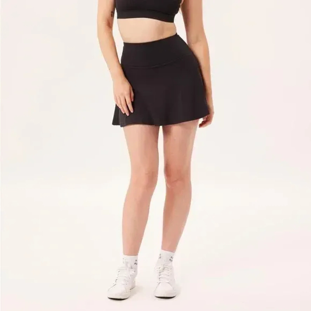 Girlfriend Collective Black Skort